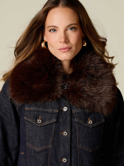 Fur Jean Jacket