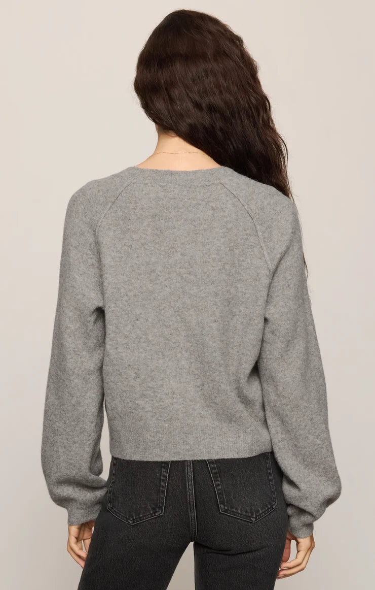 Heather Grey Westmont Henley Sweater