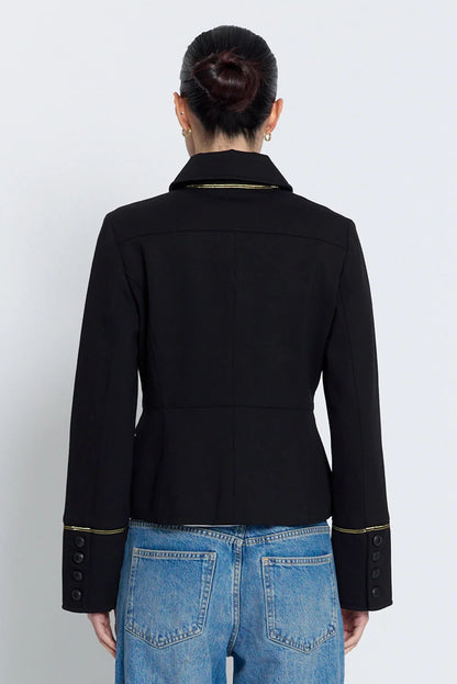 Black Hazel Military Jacket