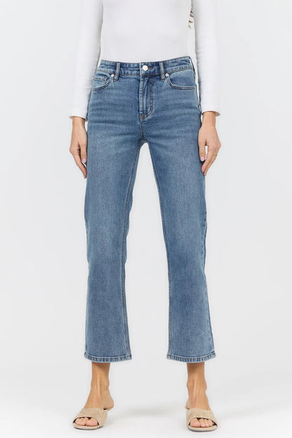 Anika Straight Leg Jean Hazlett