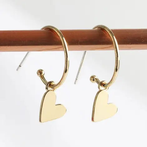 Falling Heart On Earring