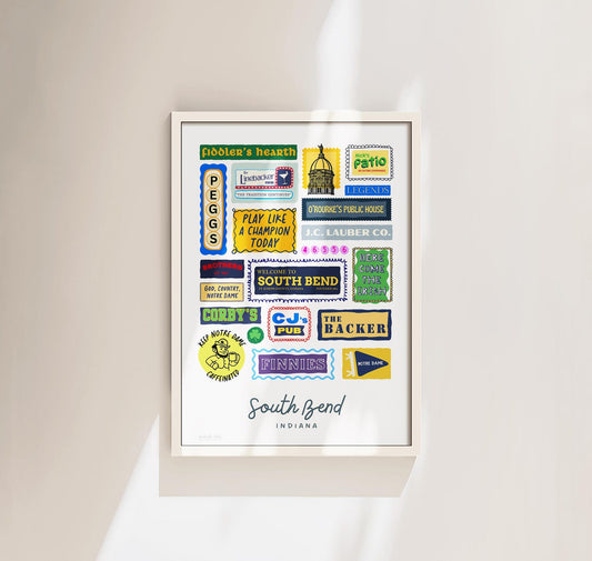 South Bend Framed Art