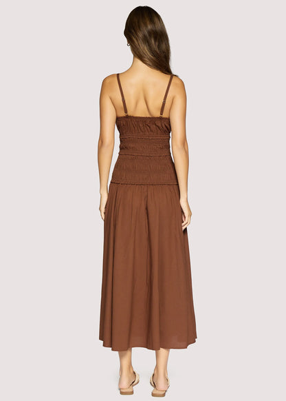 Inez Maxi Dress - Brown