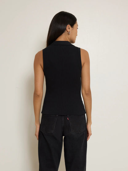 Jaylin Polo Top - Black