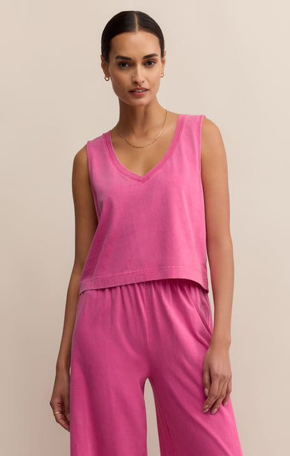 Pink Sloane V-Neck Top