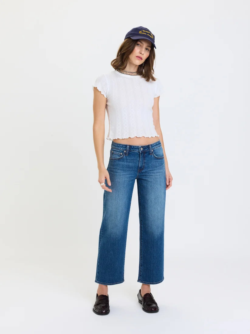 Haze Keeper Low Rise Straight Cropped Jean