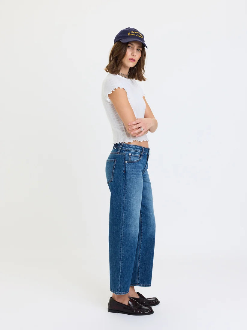 Haze Keeper Low Rise Straight Cropped Jean