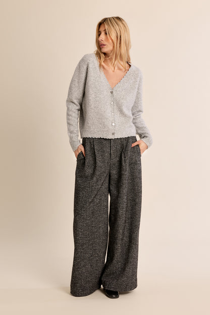 LADIES KNITTED CARDIGAN