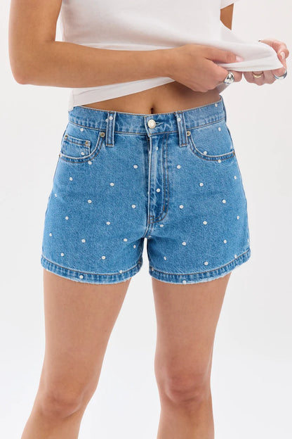 Knockout High Rise A-Line Short