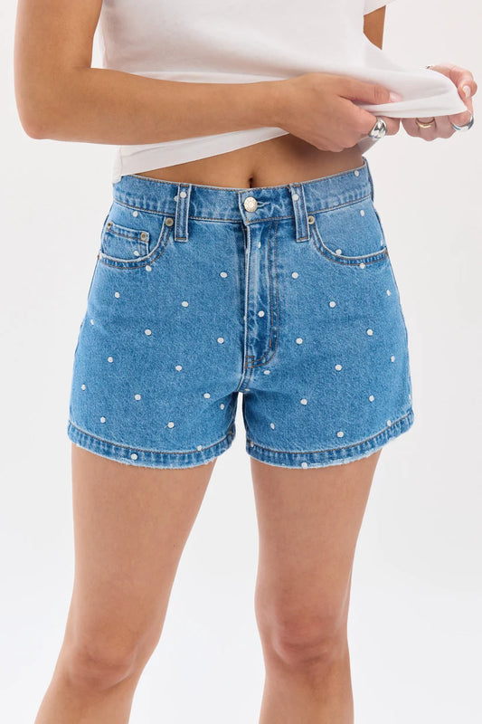 Knockout High Rise A-Line Short