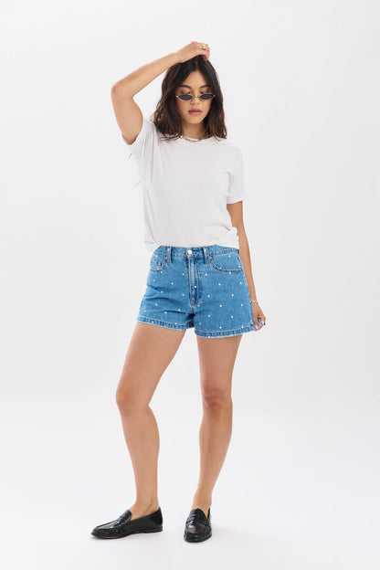 Knockout High Rise A-Line Short