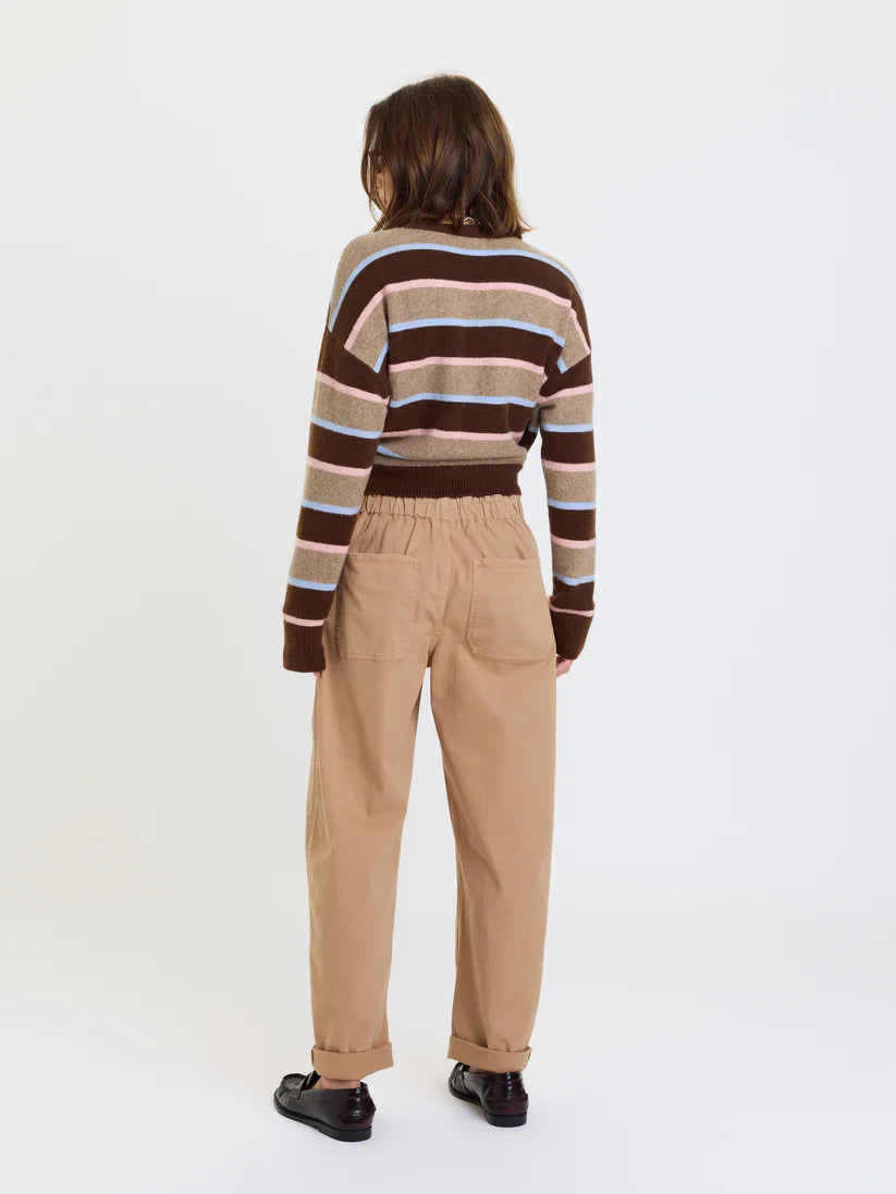 Latte Villa Drawstring Barrel Pant