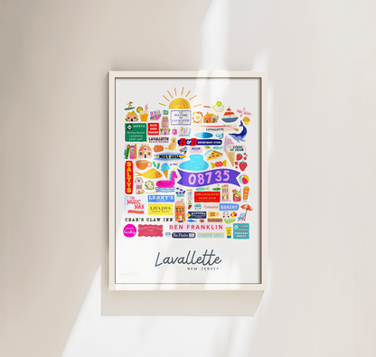 Lavallette Framed Art