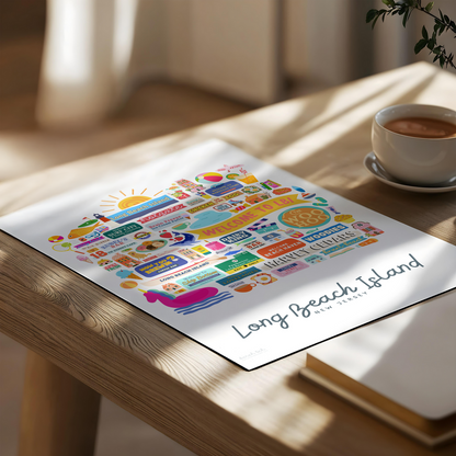 Long Beach Island Framed Art