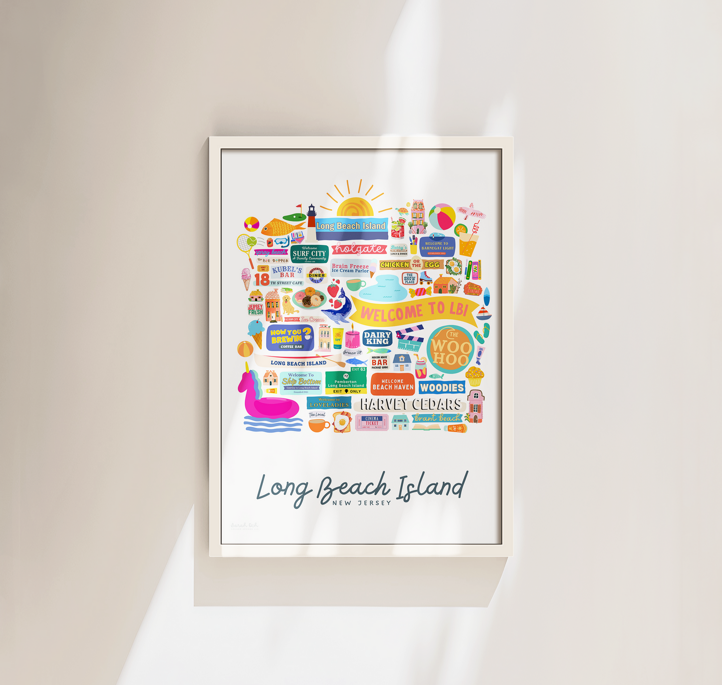 Long Beach Island Framed Art