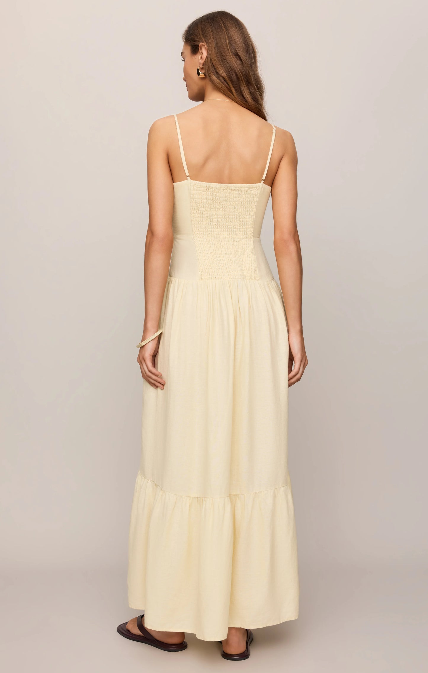 Lemon Chiffon Georgie Maxi Dress