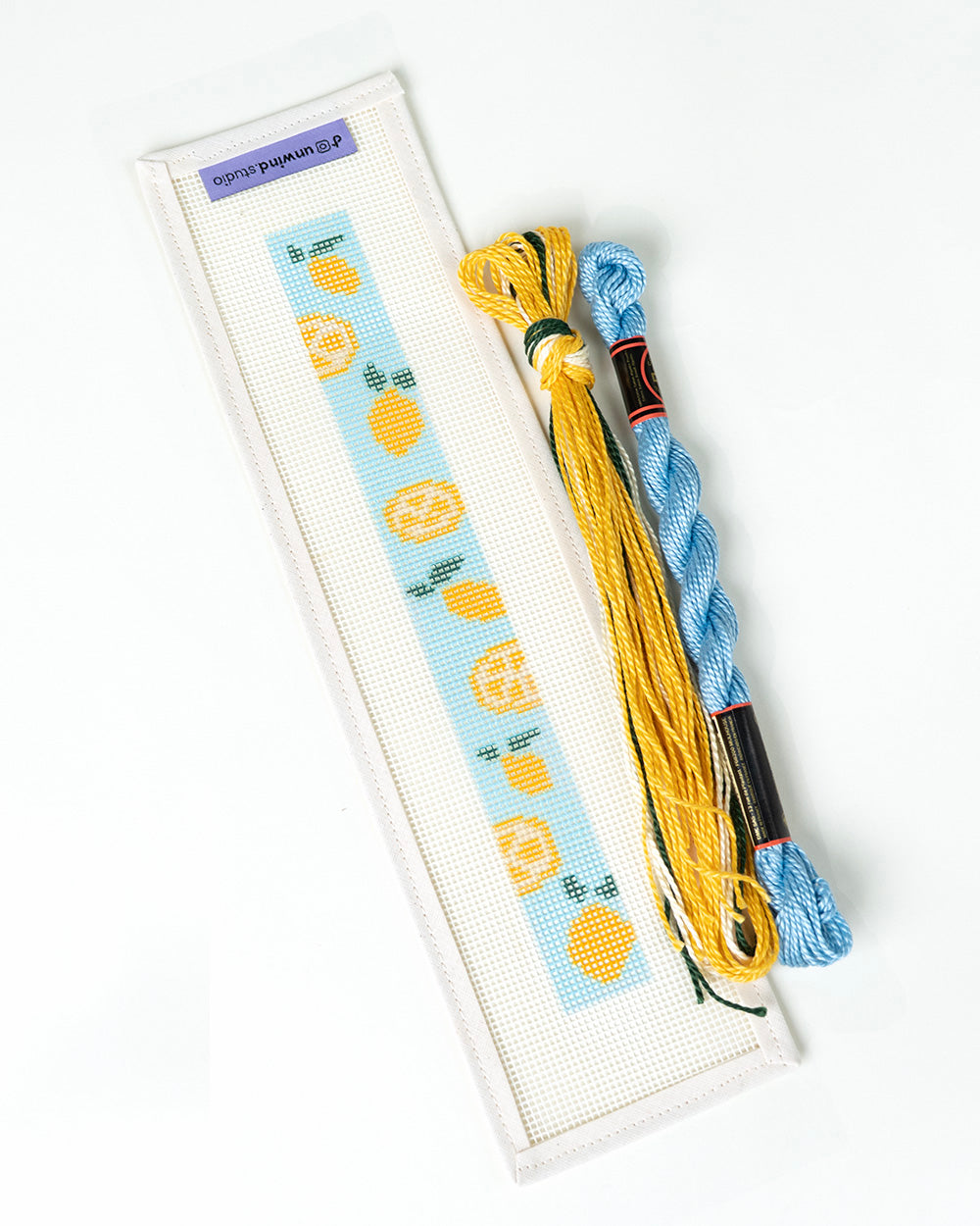 Lemons Key Fob Needlepoint Kit