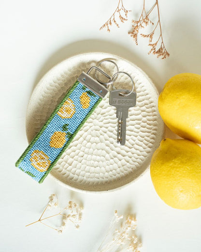 Lemons Key Fob Needlepoint Kit