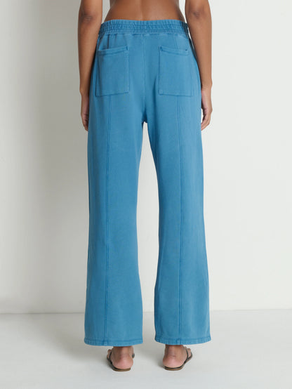 Lincoln Front Slit Knit Pant - Indigo