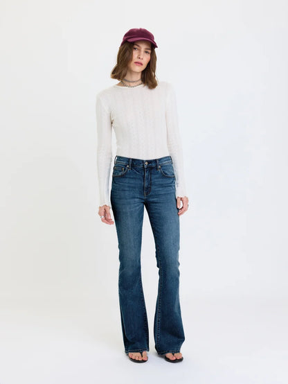 Stay Wild Lover Mid Rise Flare
