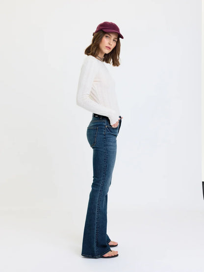 Stay Wild Lover Mid Rise Flare