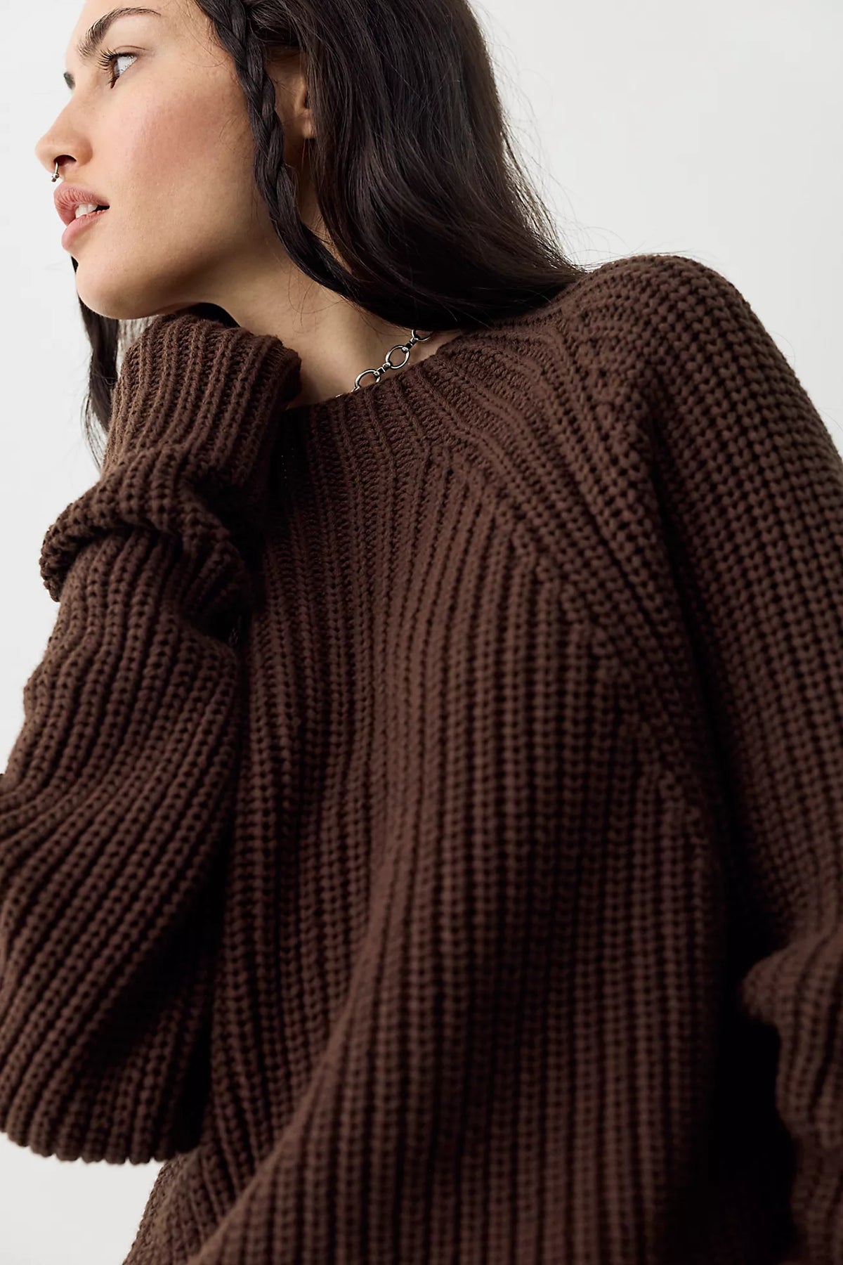 Chocolate Low Tide Pullover