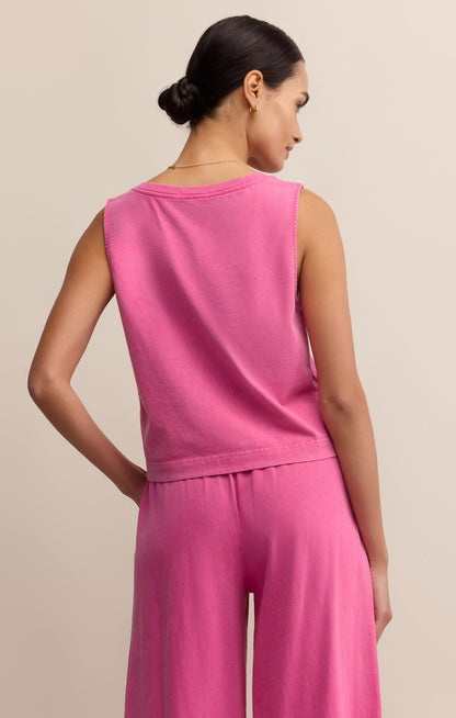 Pink Sloane V-Neck Top