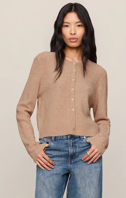 Medina Pointelle Cardigan