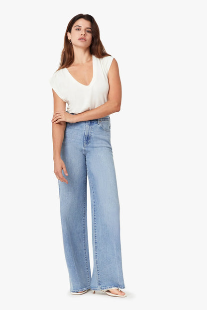 Gemma Micro Stud Wide Leg Slouch