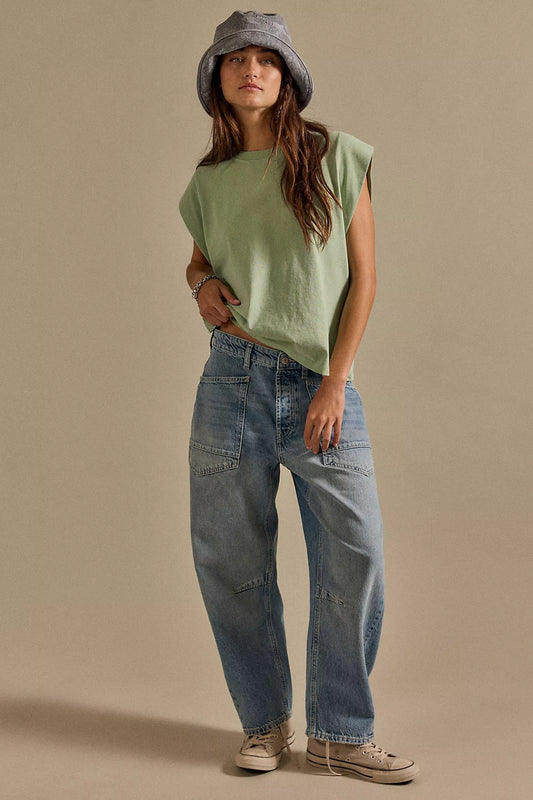 Moxie Boyfriend Jean County Fair Wash