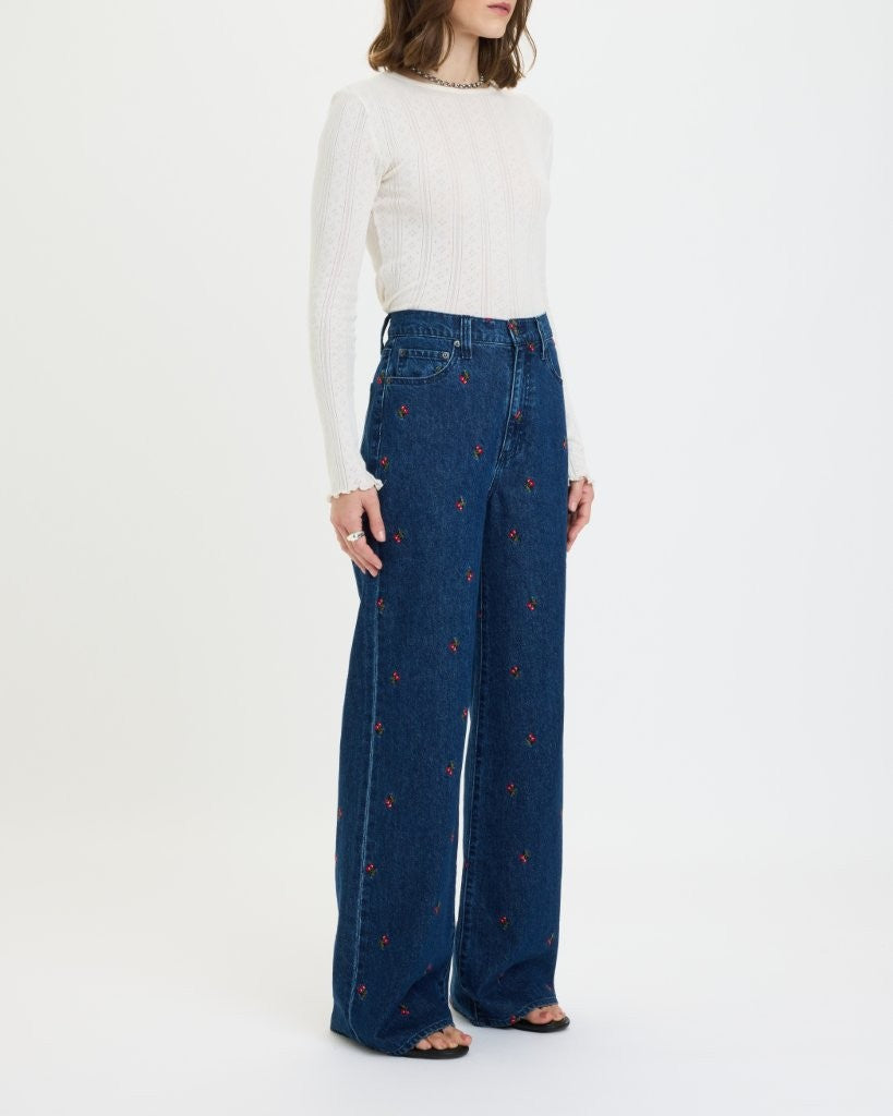 FAR OUT HIGH RISE WIDE LEG