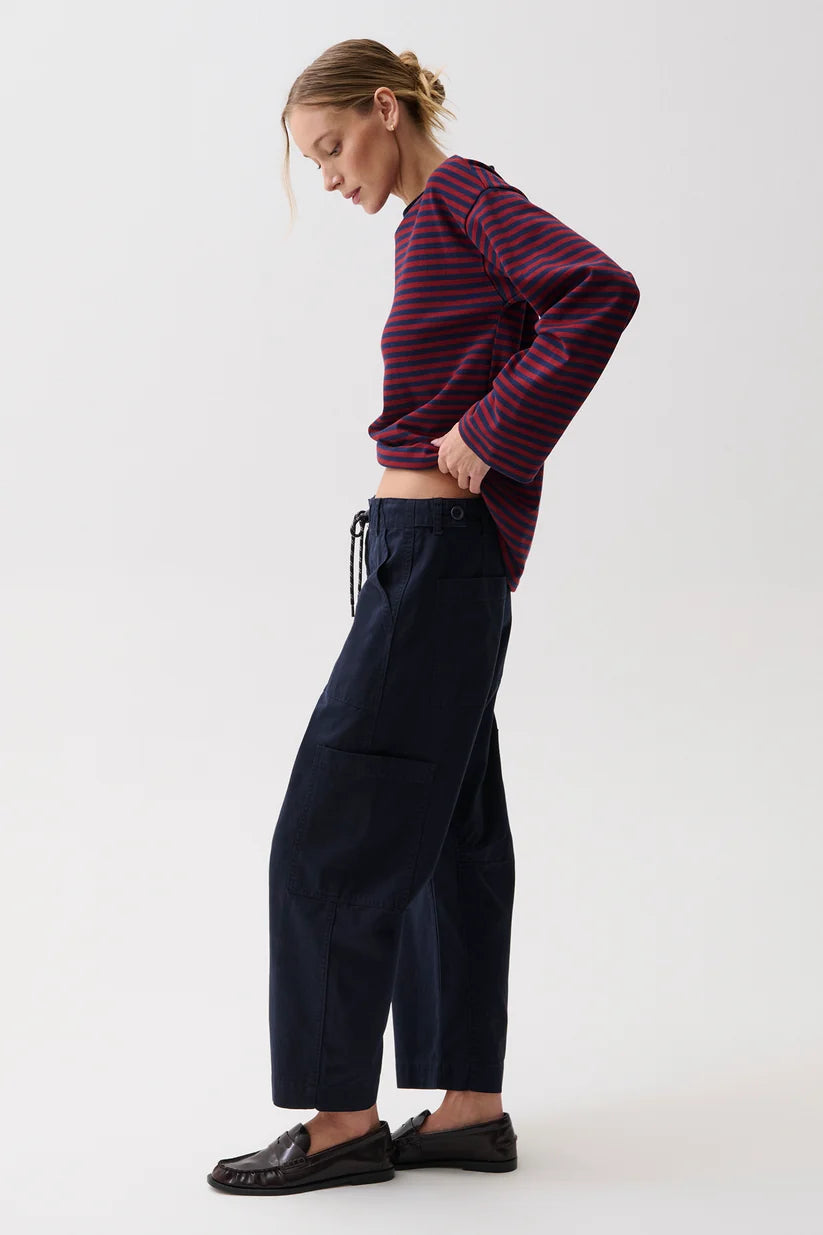 Nautical Sabrina Curved Utility Pants