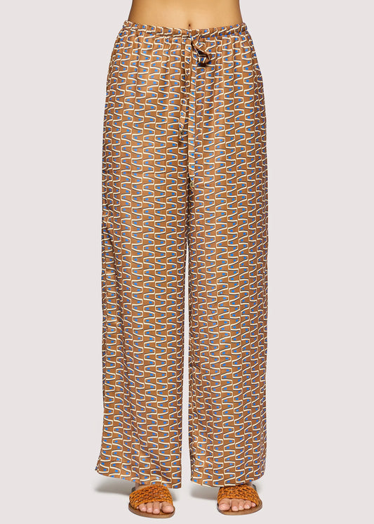 Nights in Capri Brown Pants
