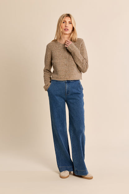 LADIES KNITTED CARDIGAN