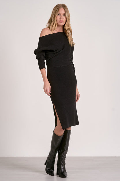 Black Off Shoulder Dress