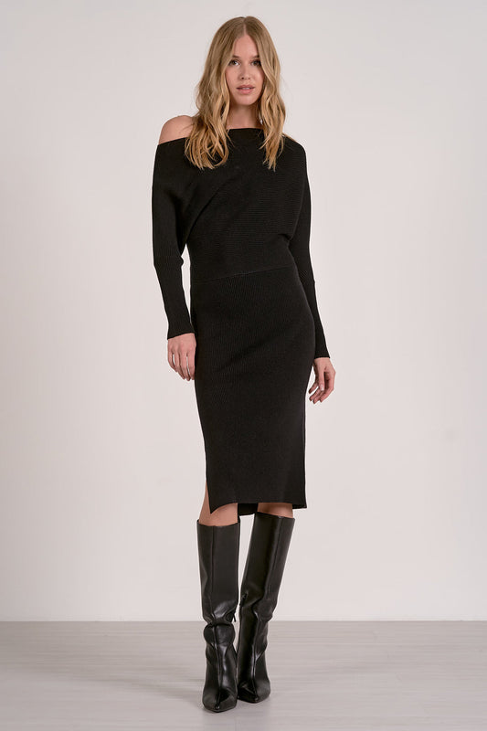 Black Off Shoulder Dress