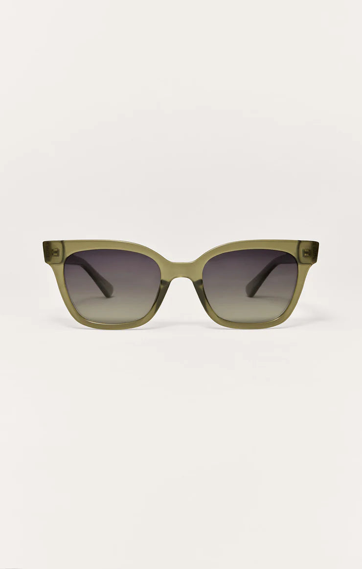 High Tide Sunglasses - Olive Gradient Polarized