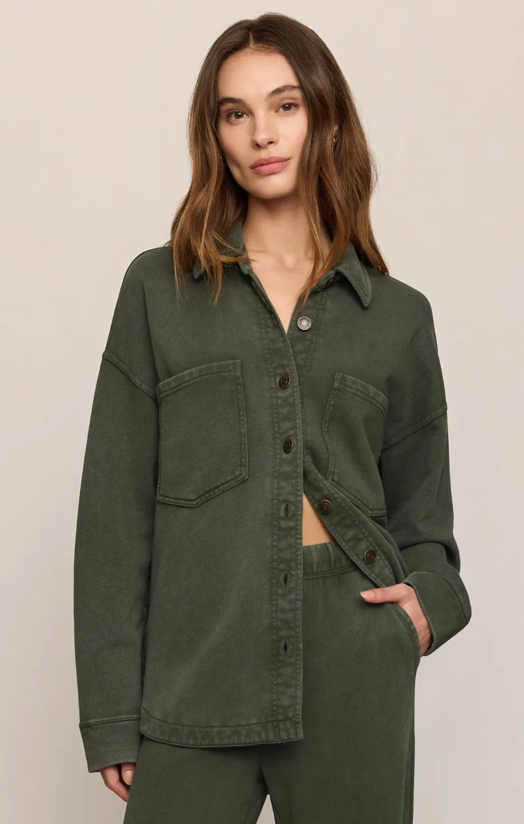 Olive All Day Knit Jacket