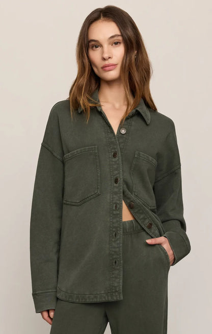 Olive All Day Knit Jacket