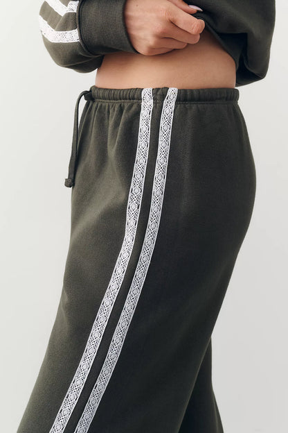 Dark Olive Track Pant