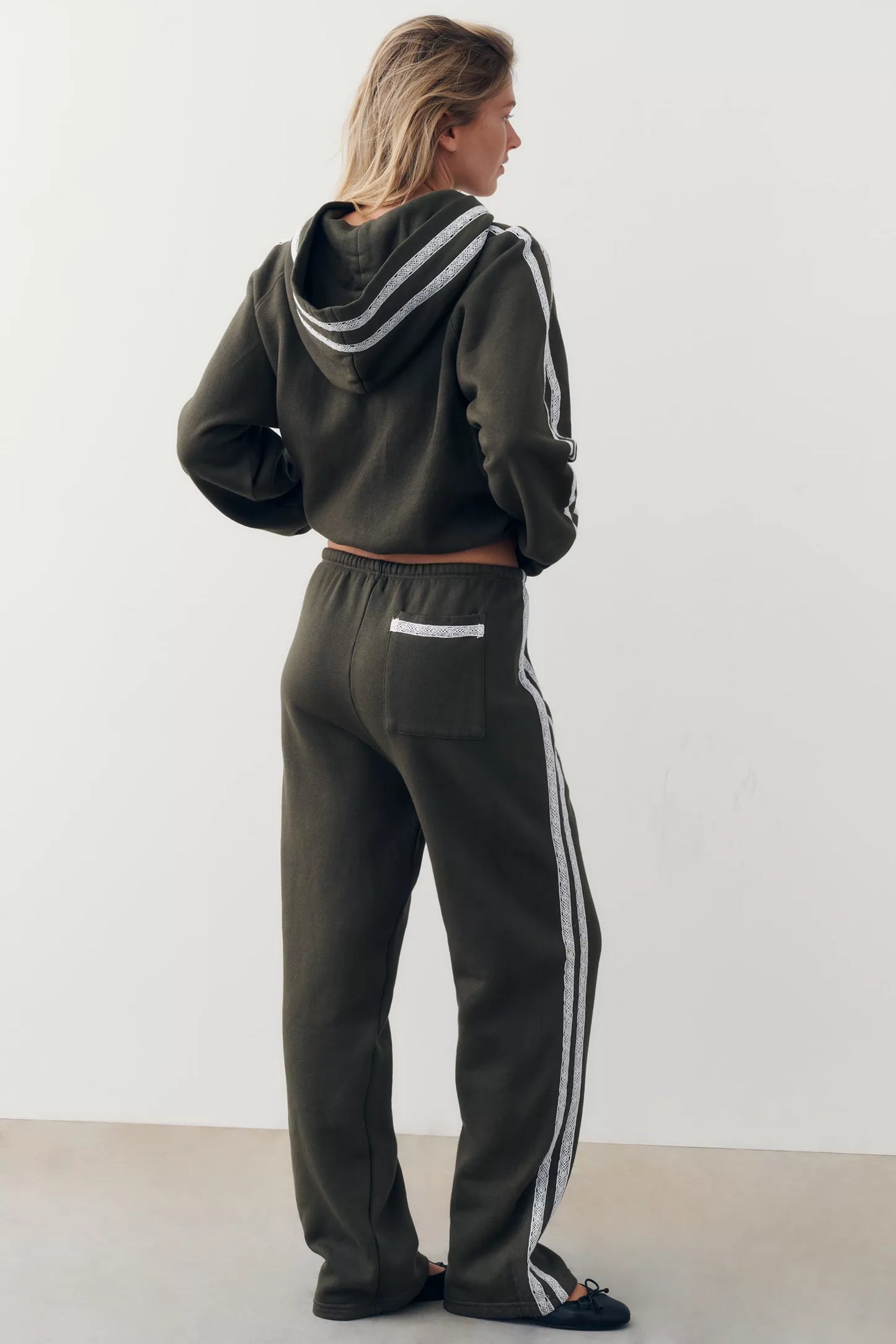 Dark Olive Track Pant