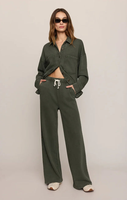 Olive Hunter Knit Pant