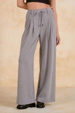 Grey Wide Leg Pant