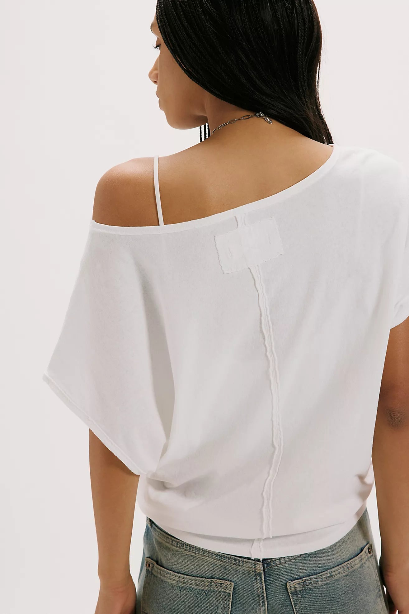 Peggy Boatneck Tee - Ivory