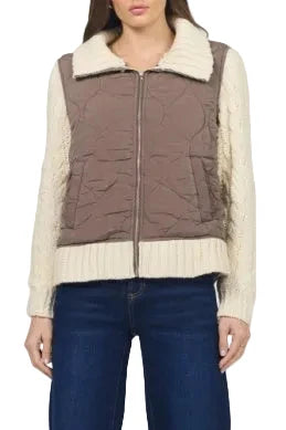 Cappuccino Petra Zip Up Jacket