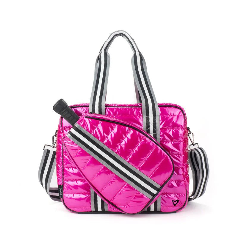 PICKLEBALL PUFFER SPORT BAG - PINK