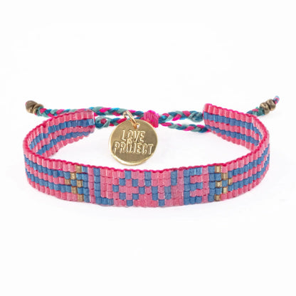 Pink Love Seed Bracelet