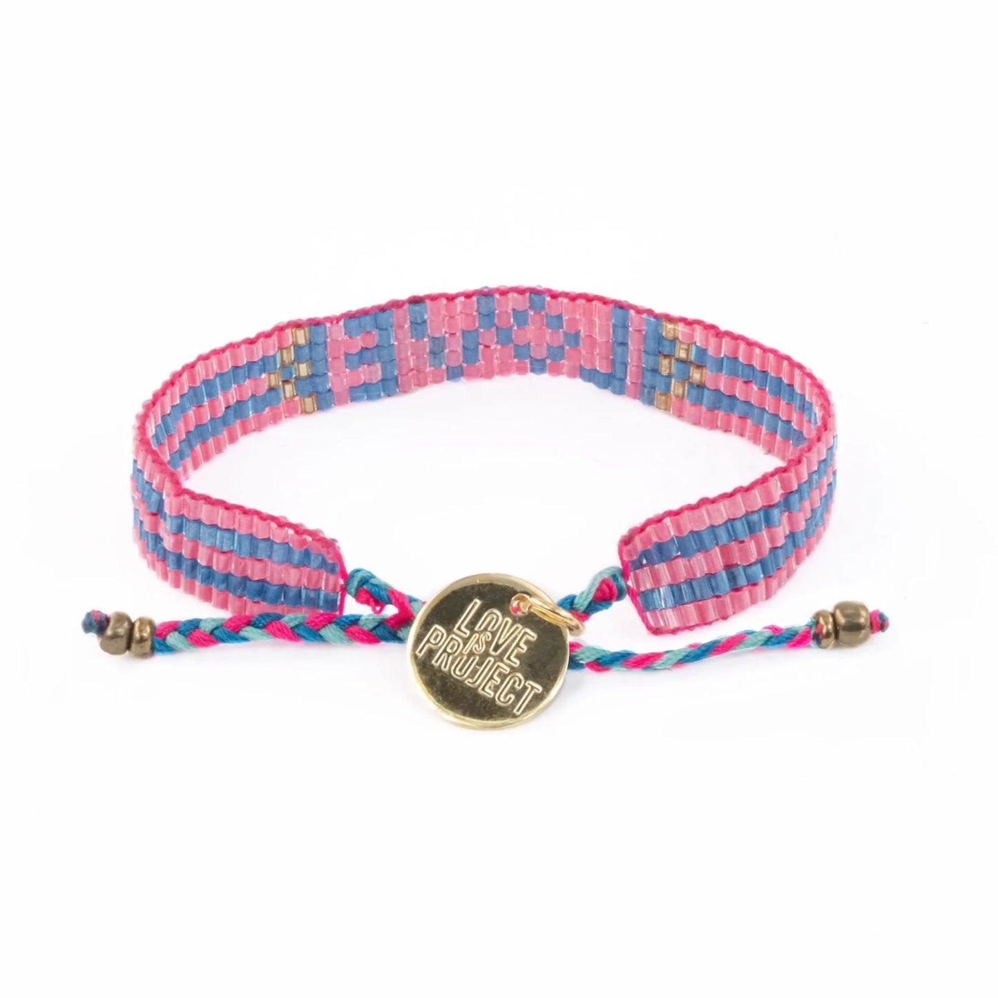 Pink Love Seed Bracelet