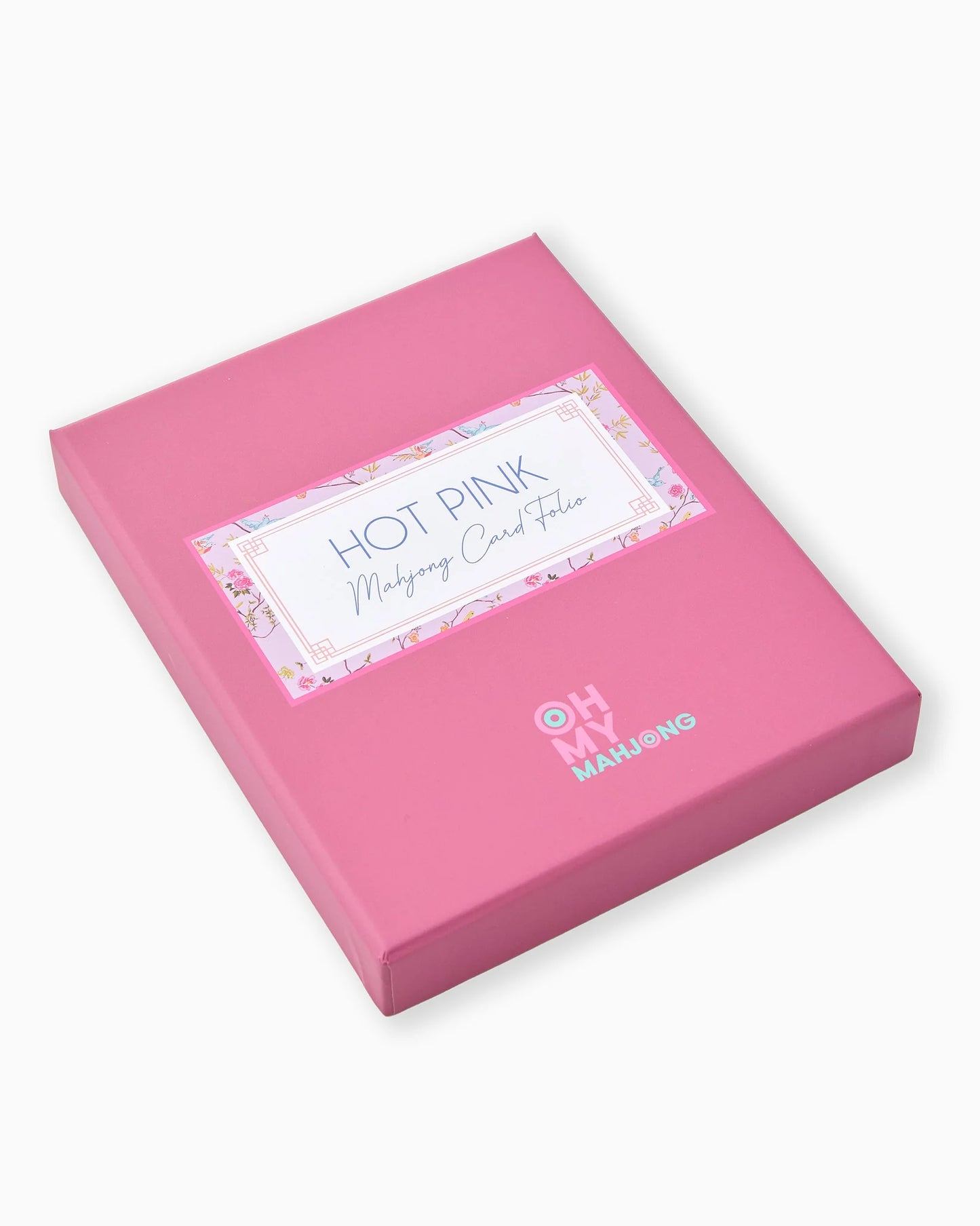 Mahjong Card Folio - Bright Pink