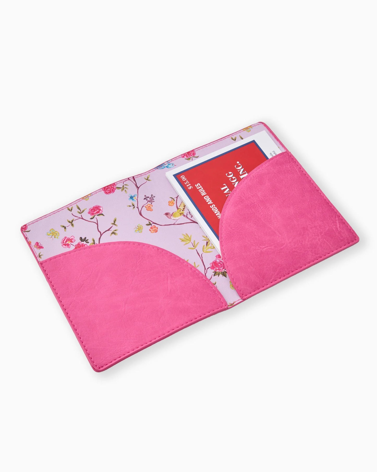 Mahjong Card Folio - Bright Pink